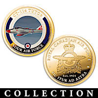Royal Canadian Air Force 24K Gold-Plated Proof Coins