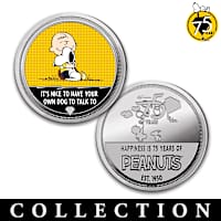 PEANUTS 75th Anniversary Silver-Plated Proof Collection