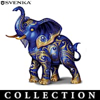 Blake Jensen "Elephants Of Africa" Figurines With Crystals