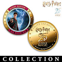 HARRY POTTER 25th Anniversary Challenge Coin Collection
