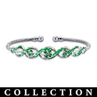 Seasonal Artistic Cable Bracelets With Deluxe Jewellery Case