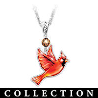 Seasonal Bird Necklace Collection With Jewellery Case