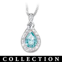 "Women Of The Crown" Aquamarine-Inspired Crystal Jewellery