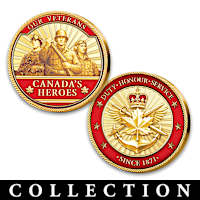Canadian Veterans Challenge Coin Collection