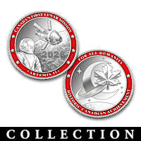 Artemis II Canada Challenge Coins With Display Box