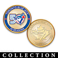Toronto Blue Jays 50 Seasons Coin Collection