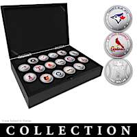 Major League Baseball Legal Tender Proof Coin Collection