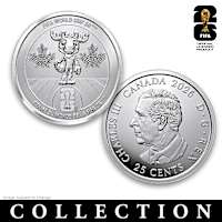 FIFA World Cup 2026 Canadian Host Coins And Display