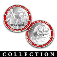 Canada's Achievements In Space Challenge Coin Collection