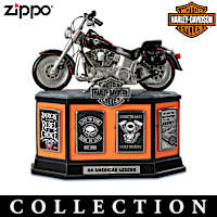Harley-Davidson&reg; Zippo&reg; Lighters With Custom Display
