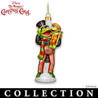 Disney's The Muppet Christmas Carol Blown-Glass Ornaments