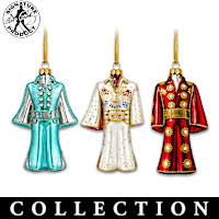 Elvis Dressed To Rock Ornament Collection