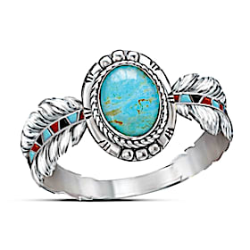 Genuine Turquoise Sedona Sky Ring