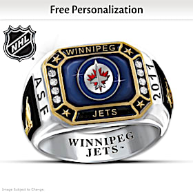 Winnipeg Jets™ Personalized Ring