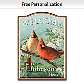 Songs Of Home Personalized Welcome Sign