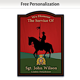 We Honour Personalized Welcome Sign