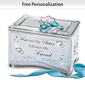 Forever My Sister, Always My Friend Personalized Music Box