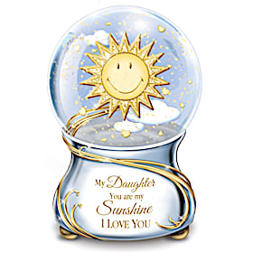 My Daughter, You Are My Sunshine Glitter Globe