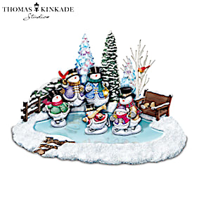Thomas Kinkade Winter Wonderland Sculpture