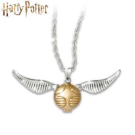 Fluttering GOLDEN SNITCH Pendant Necklace