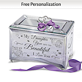Daughter, You Are So Beautiful Personalized Music Box