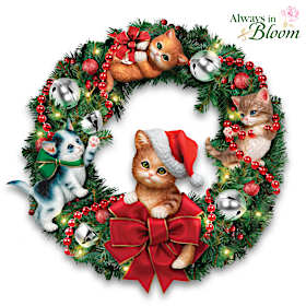 Merry Meowy Mayhem Wreath