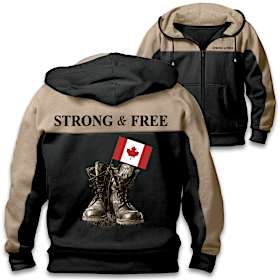 Strong And Free Men's Hoodie
