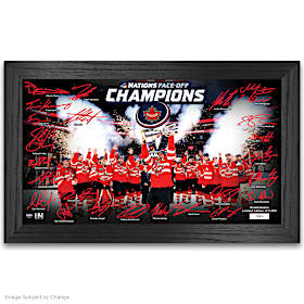 Canada Wins! 4 Nations Face-Off Champions Wall Decor