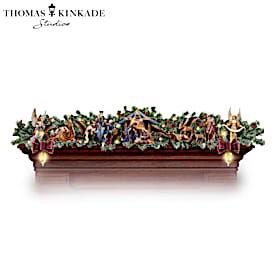 Thomas Kinkade Nativity Garland Collection