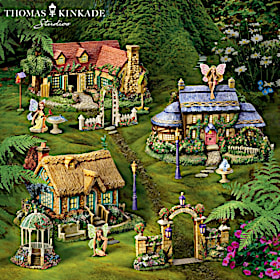 Thomas Kinkade Fairy Garden Village Collection