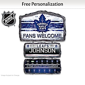 Maple Leafs&reg; Personalized Welcome Sign Collection