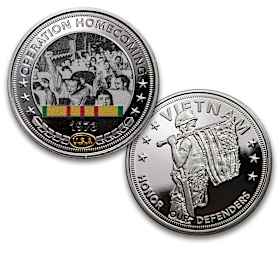 Vietnam Homecoming 50th Anniversary Proof Coin Collection