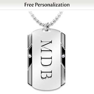 For My Grandson Personalized Pendant Necklace