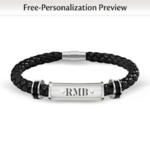 Diamond My Grandson, My Pride, My Joy Personalized Bracelet