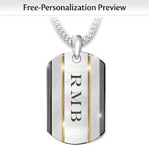 The Strength Of My Grandson Personalized Pendant Necklace