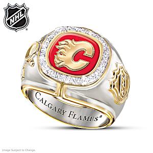 Calgary Flames&reg; Diamond Ring