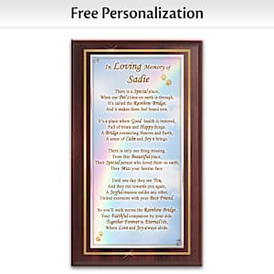 Rainbow Bridge Personalized Wall Decor