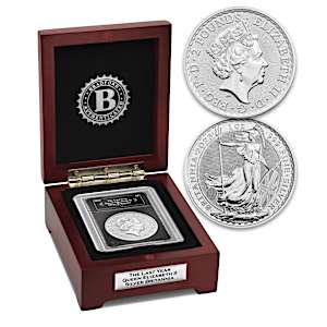 Last-Ever Queen Elizabeth II One Oz. Silver Britannia Coin