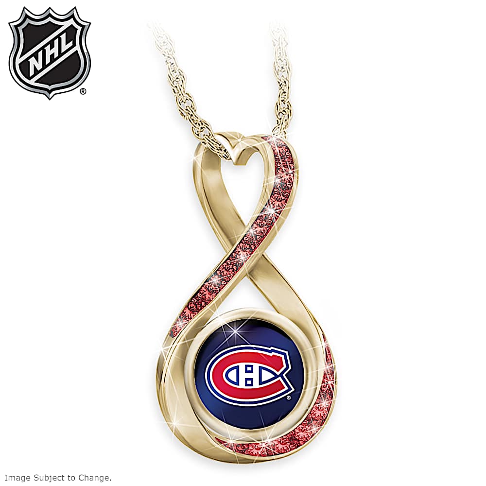 Montreal Canadiens® 18K Gold-Plated Pendant Necklace