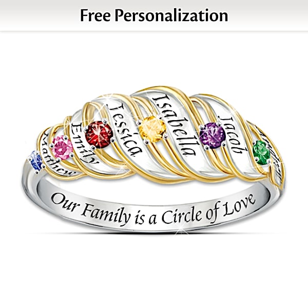 Mom engraved ring sale
