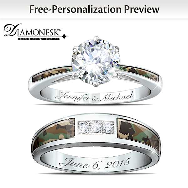 Diamonesk wedding sets clearance