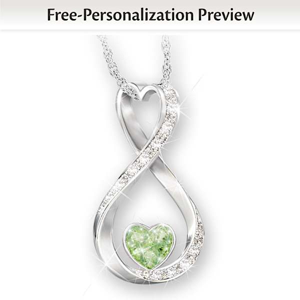Granddaughter necklace birthstone deals