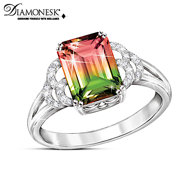 Simulated diamond rings outlet