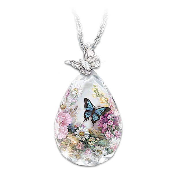 Teardrop remembrance necklace sales