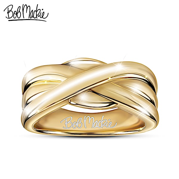 Gold band engraved hot sale