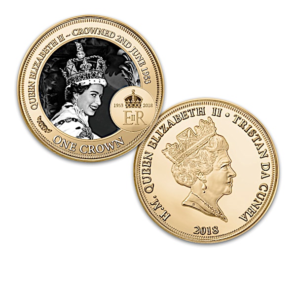 Queen Elizabeth II 65th Anniversary Coronation 24K Gold