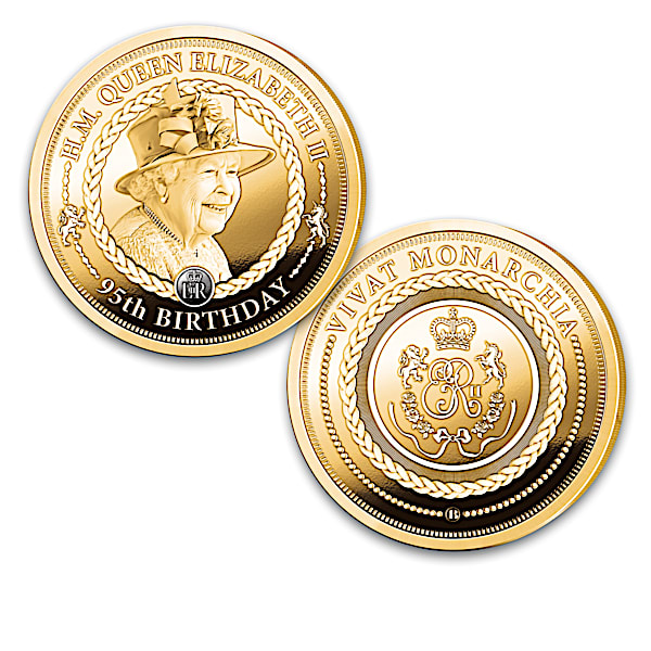 Her Majesty Queen Elizabeth II Life & Legacy 24K Gold-Plated